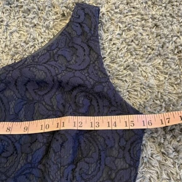 J.CREW Alexa Dress In leavers Lace Navy Size 2 Weddings & Parties Bridesmaid - Picture 6 of 12